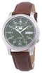 Seiko 5 Military SNK805K2-SS5 Automatic Brown Leather Strap Men's Watch-Branded Watches-White-JadeMoghul Inc.