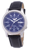 Seiko 5 Military SNK807K2-SS3 Automatic Black Leather Strap Men's Watch-Branded Watches-White-JadeMoghul Inc.