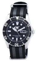 Seiko 5 Sports Automatic 23 Jewels NATO Strap SNZF17J1-NATO1 Men's Watch-Branded Watches-Blue-JadeMoghul Inc.