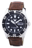 Seiko 5 Sports Automatic 23 Jewels Ratio Brown Leather SNZF17J1-LS7 Men's Watch-Branded Watches-Blue-JadeMoghul Inc.