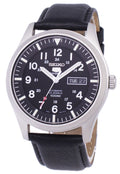 Seiko 5 Sports Automatic Ratio Black Leather SNZG15K1-LS10 Men's Watch-Branded Watches-Black-JadeMoghul Inc.
