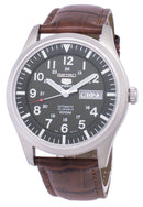 Seiko 5 Sports Automatic Ratio Brown Leather SNZG09K1-LS7 Men's Watch-Branded Watches-Black-JadeMoghul Inc.