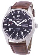 Seiko 5 Sports Automatic Ratio Brown Leather SNZG15K1-LS7 Men's Watch-Branded Watches-Black-JadeMoghul Inc.