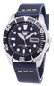 Seiko 5 Sports SNZF17J1-LS15 Automatic Dark Blue Leather Strap Men's Watch-Branded Watches-Blue-JadeMoghul Inc.