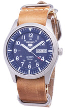 Seiko 5 Sports SNZG11K1-LS18 Automatic Brown Leather Strap Men's Watch-Branded Watches-White-JadeMoghul Inc.