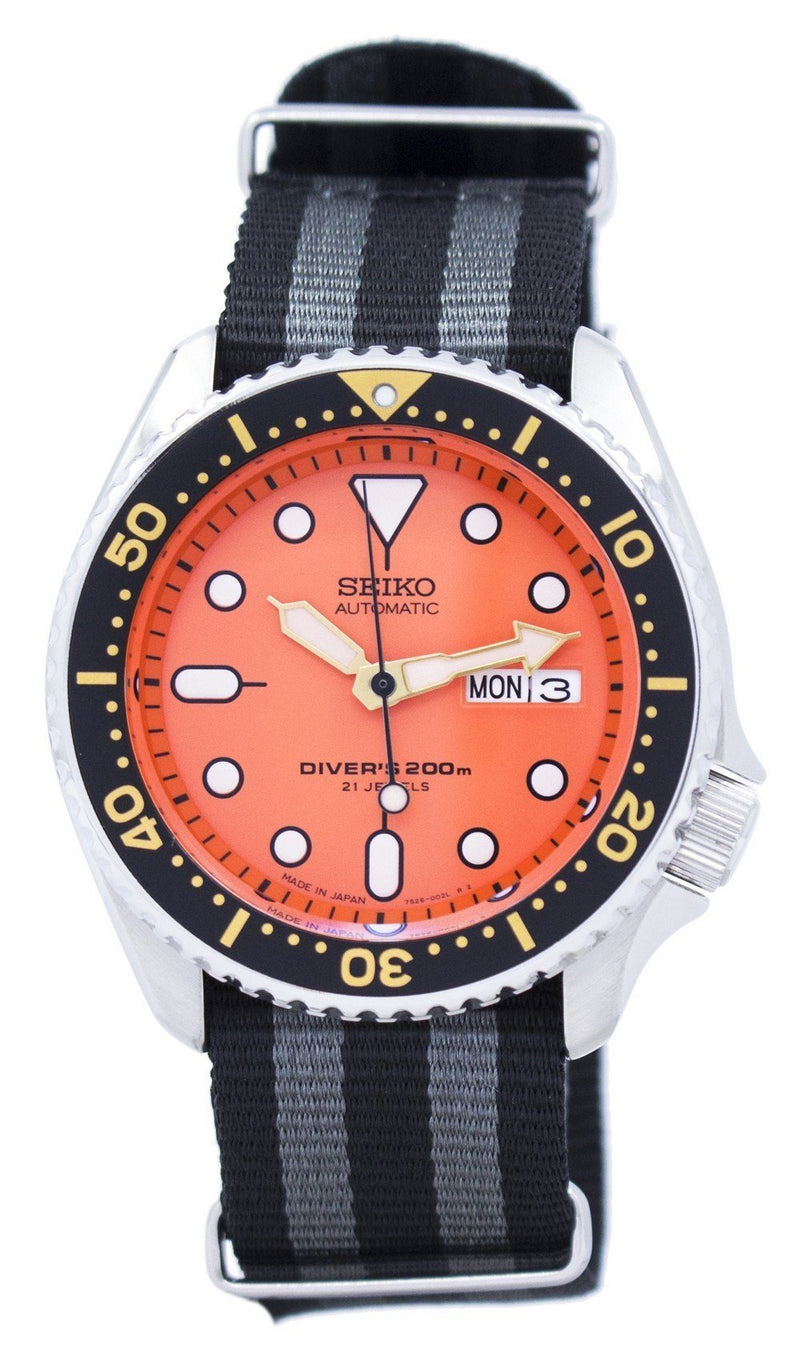 Seiko Automatic Diver's 200M NATO Strap SKX011J1-NATO1 Men's Watch-Branded Watches-Blue-JadeMoghul Inc.