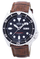 Seiko Automatic Diver's Ratio Brown Leather SKX007J1-LS7 200M Men's Watch-Branded Watches-White-JadeMoghul Inc.