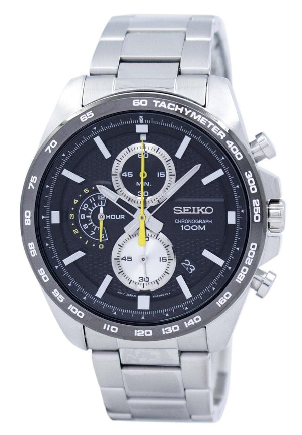 Seiko Chronograph Quartz Tachymeter SSB261 SSB261P1 SSB261P Men's Watch-Branded Watches-JadeMoghul Inc.
