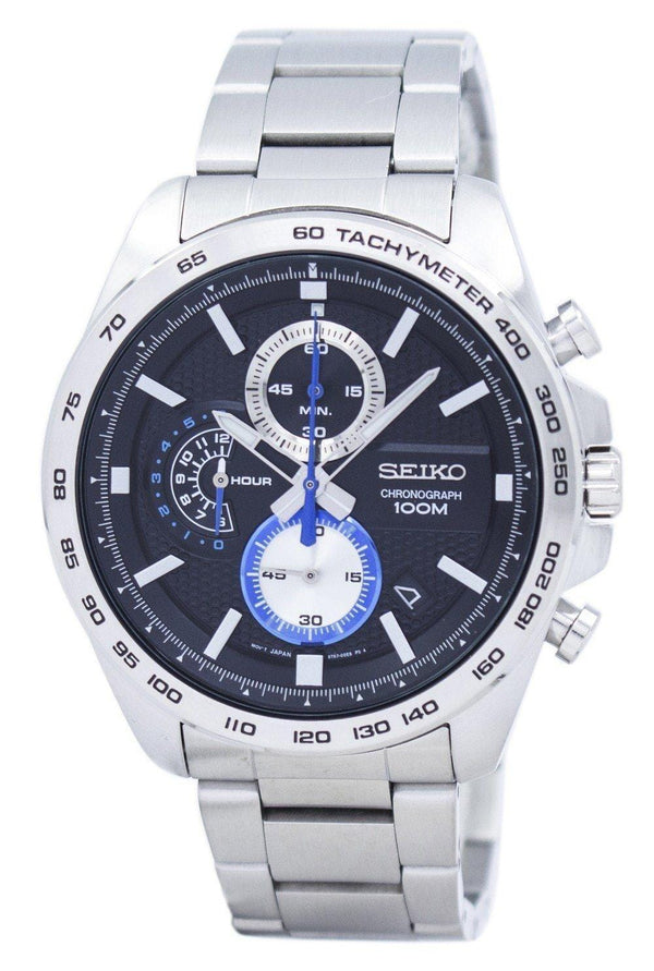 Seiko Chronograph Tachymeter Quartz SSB257 SSB257P1 SSB257P Men's Watch-Branded Watches-JadeMoghul Inc.