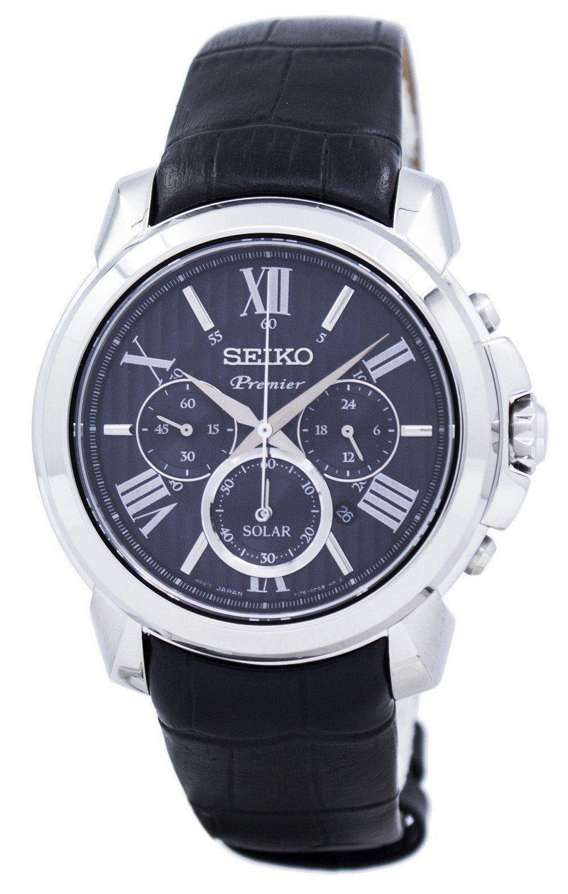 Seiko Premier Solar Chronograph SSC597P2 Men's Watch-Branded Watches-JadeMoghul Inc.