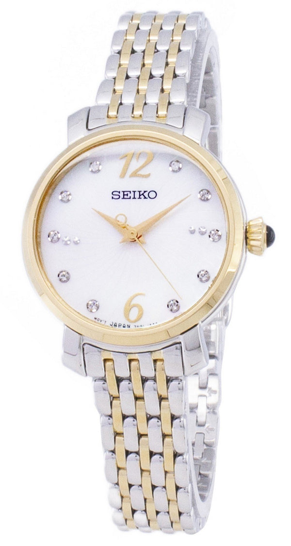 Seiko Quartz SRZ522P SRZ522P1 SRZ522 Analog Women's Watch-Branded Watches-Black-JadeMoghul Inc.