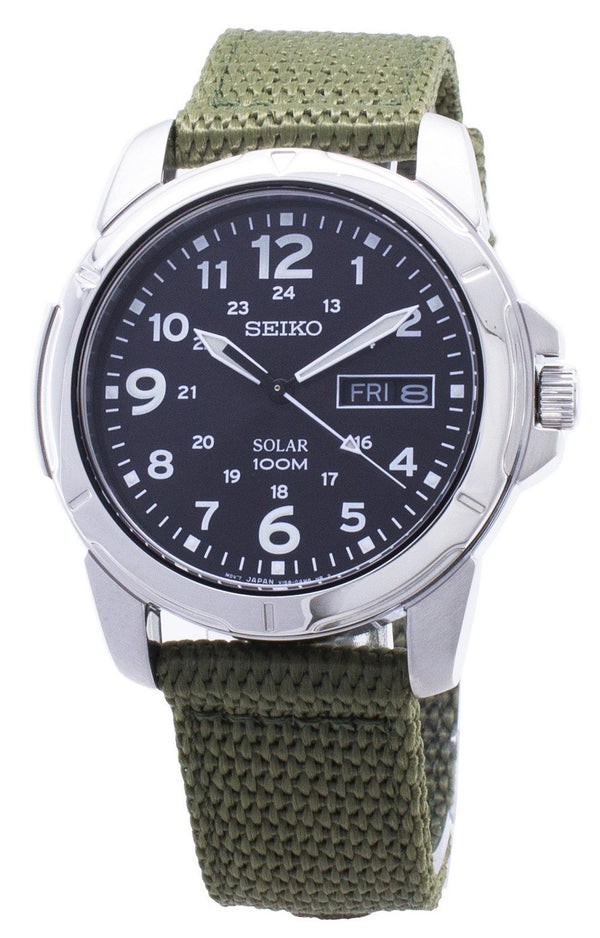 Seiko Solar Sports SNE095P2 Men's Watch-Branded Watches-Black-JadeMoghul Inc.