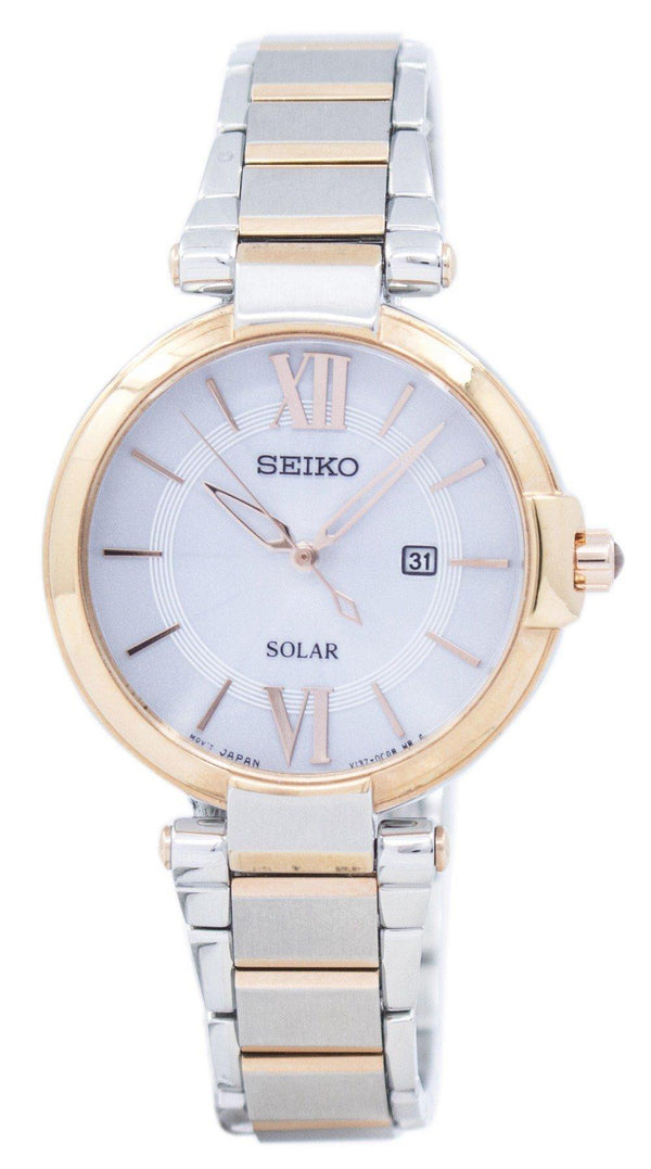 Seiko Solar SUT156 SUT156P1 SUT156P Women's Watch-Branded Watches-JadeMoghul Inc.