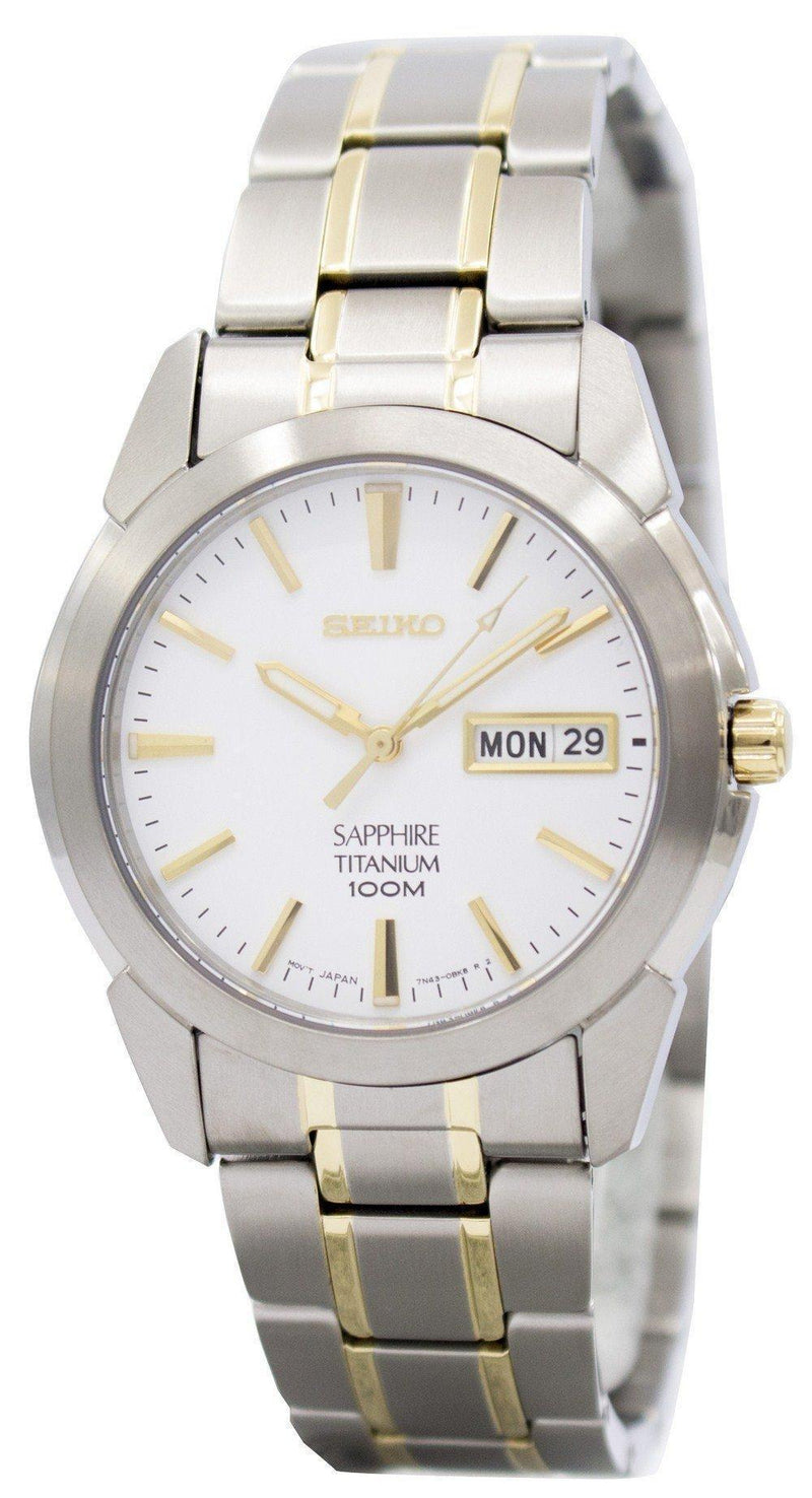 Seiko Titanium Sapphire SGG733 SGG733P1 SGG733P Men's Watch-Branded Watches-JadeMoghul Inc.