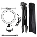 Selfie Ring Lamp Led Ring Light Selfie With Tripod Ring For Selfie Phone Video Photography Lighting For Youtube Phone Holder JadeMoghul Inc. 