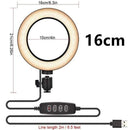 Selfie Ring Lamp Led Ring Light Selfie With Tripod Ring For Selfie Phone Video Photography Lighting For Youtube Phone Holder JadeMoghul Inc. 