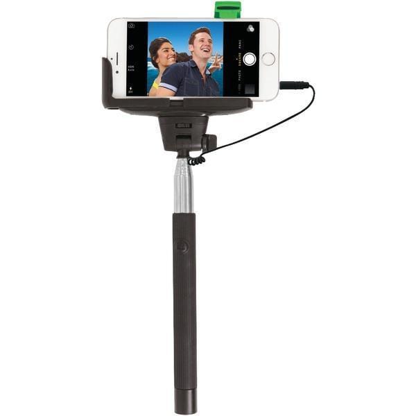 Selfie Stick with Wired Shutter-Cellphone Mounts-JadeMoghul Inc.