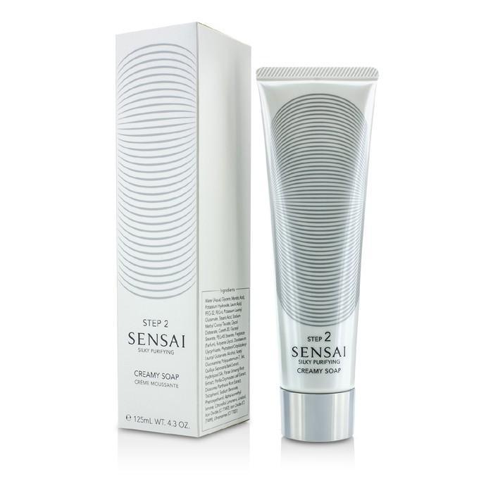 Sensai Silky Purifying Creamy Soap (New Packaging) - 125ml-4.3oz-All Skincare-JadeMoghul Inc.