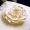 Sensational Floral Ring Pillow White (Pack of 1)-Wedding Ceremony Accessories-JadeMoghul Inc.