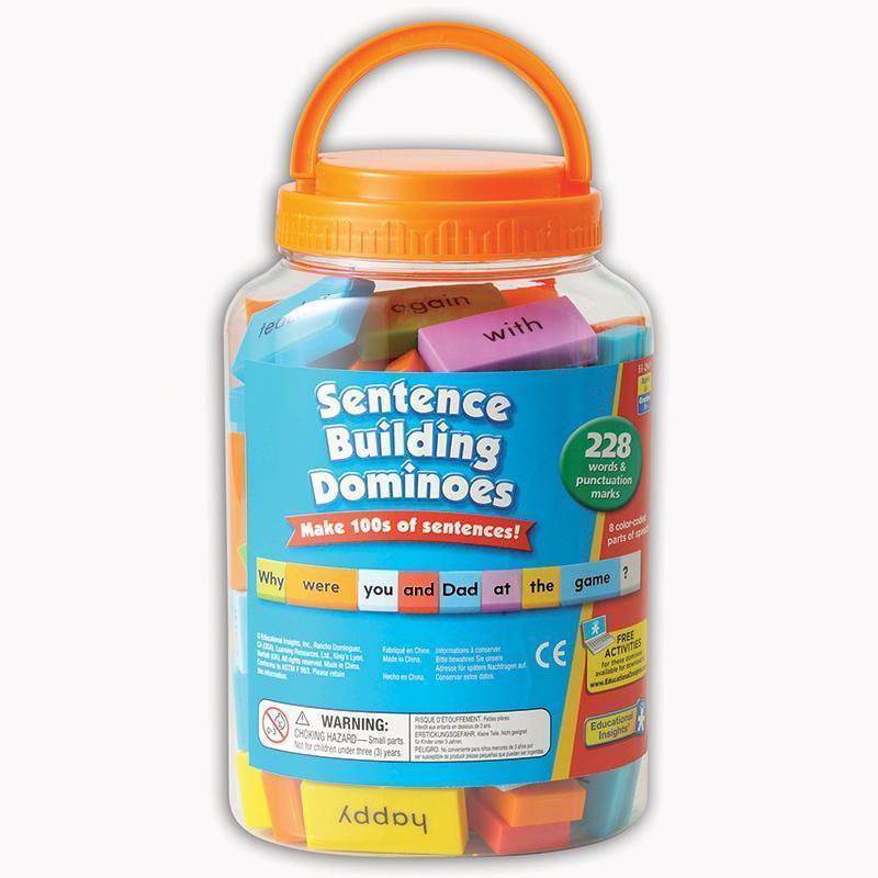 SENTENCE BUILDING DOMINOES 228 PCS-Learning Materials-JadeMoghul Inc.