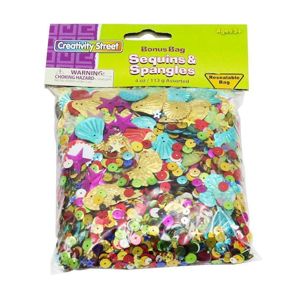 SEQUINS & SPANGLES 4 OZ.-Arts & Crafts-JadeMoghul Inc.