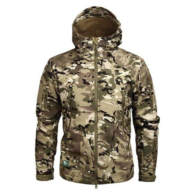 Shark Soft Shell Military Tactical Jacket Men Waterproof Warm Windbreaker US Army Clothing Winter Big Size Men Camouflage Jacket JadeMoghul Inc. 