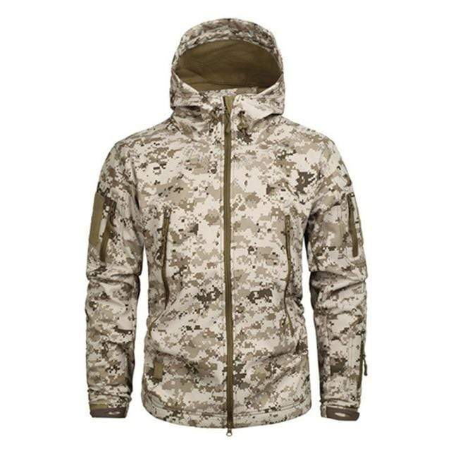 Shark Soft Shell Military Tactical Jacket Men Waterproof Warm Windbreaker US Army Clothing Winter Big Size Men Camouflage Jacket JadeMoghul Inc. 