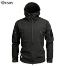 Shark Soft Shell Military Tactical Jacket Men Waterproof Warm Windbreaker US Army Clothing Winter Big Size Men Camouflage Jacket JadeMoghul Inc. 