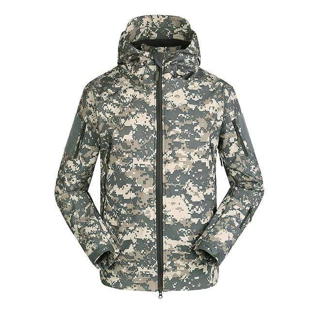 Shark Soft Shell Military Tactical Jacket Men Waterproof Warm Windbreaker US Army Clothing Winter Big Size Men Camouflage Jacket JadeMoghul Inc. 