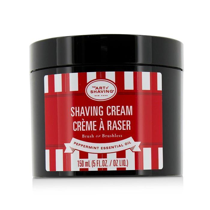 Shaving Cream - Peppermint Essential Oil - 150ml-5oz-Men's Skin-JadeMoghul Inc.