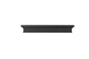 Shelf Black Shelf - 60" Classic Design Black MDF Mantel Shelf HomeRoots
