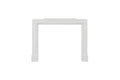 Shelf Fireplace Mantel Shelf - 48-80" Modern White MDF Mantel Shelf HomeRoots