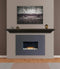 Shelf Fireplace Mantel Shelf - 48" Modern Brown MDF Mantel Shelf HomeRoots