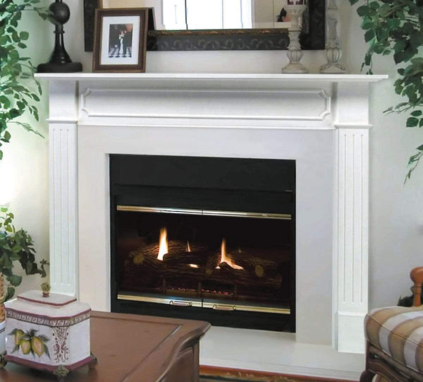 Shelf Fireplace Mantel Shelf - 52" Modern White MDF Mantel Shelf HomeRoots