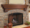 Shelf Fireplace Shelf - 48" Classic Unfinished Wood Mantel Shelf HomeRoots
