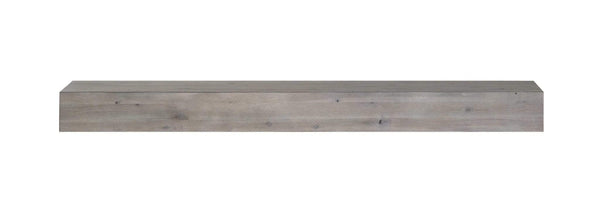 Shelf Fireplace Shelf - 48" Classic Weathered Grey Wood Mantel Shelf HomeRoots