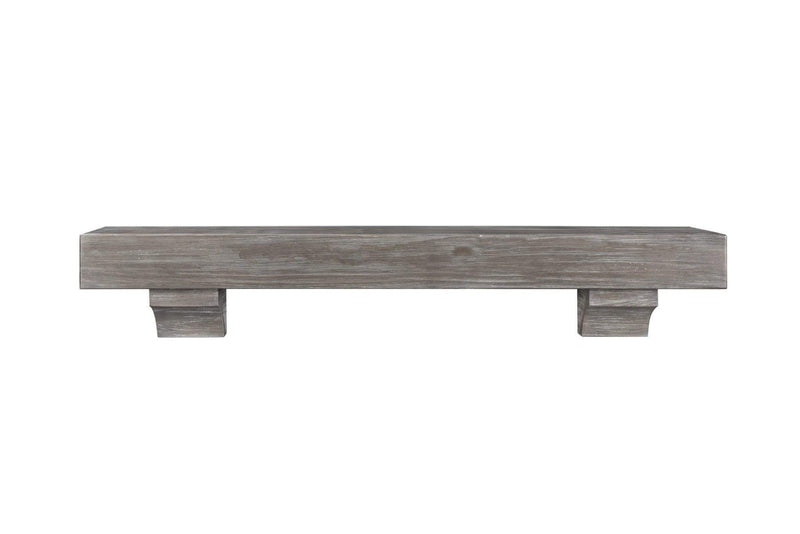 Shelf Fireplace Shelf - 72" Exemplary Cottage Grey Pine Wood Mantel Shelf HomeRoots