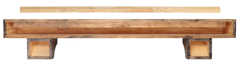 Shelf Shelf Decor Ideas - 48" Modern Dune Rustic Distressed Pine Wood Mantel Shelf HomeRoots