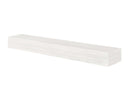 Shelf Shelf Decor Ideas - 60" Non-Combustible Whitewash Fiberglass and Cement Aggregate Mantel Shelf HomeRoots