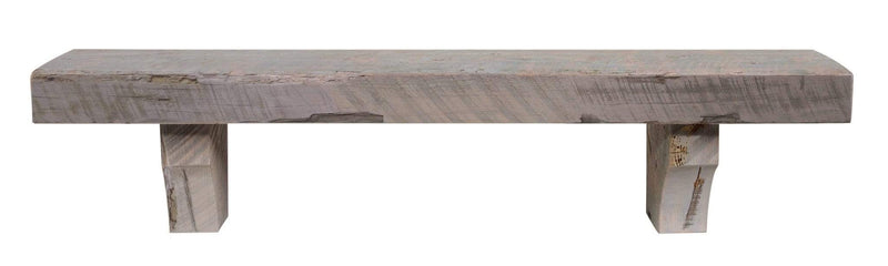 Shelf Shelf Decor Ideas - 60" Sophisticated Driftwood Reclaimed Solid Pine Shelf and Corbels with Brackets HomeRoots