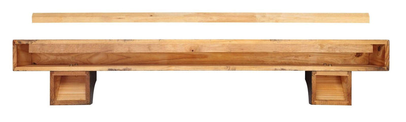Shelf Shelf Decor Ideas - 60" Sophisticated Rustic Medium Distressed Pine Wood Mantel Shelf HomeRoots