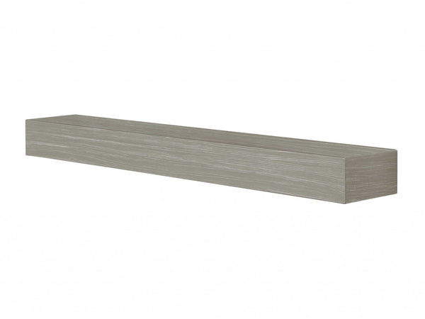 Shelf Shelf Decor Ideas - 72" Non-Combustible Gray wash Fiberglass and Cement Aggregate Mantel Shelf HomeRoots