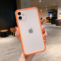 Shockproof Armor Transparent Phone Case For iPhone 12 11 Pro X Xs MAX XR 6 6s 7 8 Plus Camera Protection Candy Color Cover Case JadeMoghul Inc. 