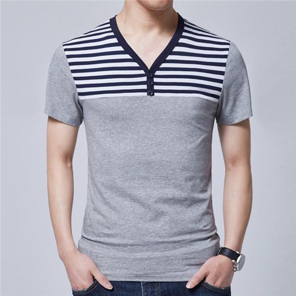 Short Sleeve Polo Shirt-6617 Grey-M-JadeMoghul Inc.