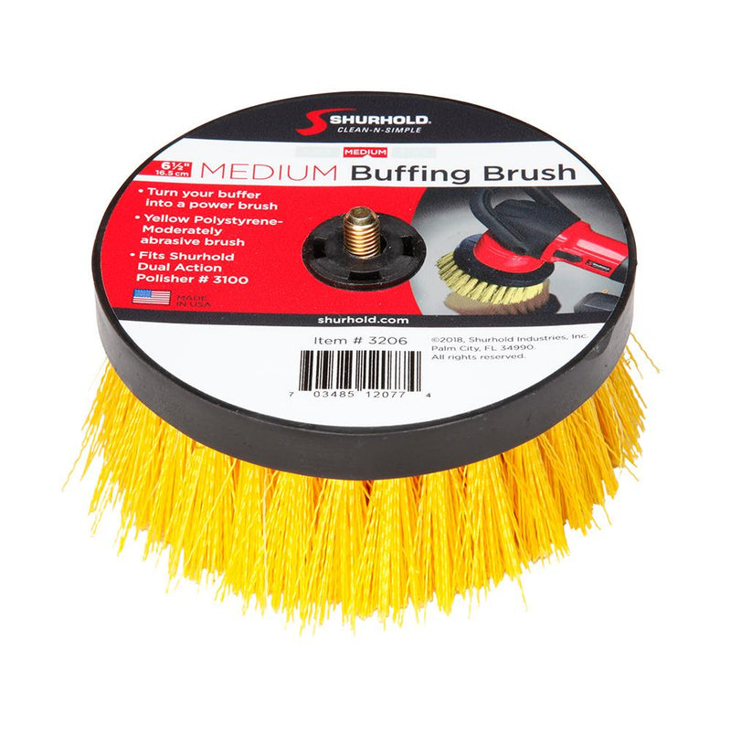 Shurhold 6-1-2" Medium Brush f-Dual Action Polisher [3206]-Cleaning-JadeMoghul Inc.