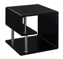 Side Tables and End Tables Ninove Contemporary Style End Table, Black Benzara