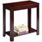 Side Tables and End Tables PIERCE Chairside Table in Brown Benzara