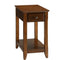 Side Tables and End Tables Smart Looking Side Table, Walnut Brown Benzara