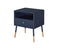Side Tables and End Tables Sonria II End Table, Black & Natural Benzara