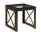 Side Tables and End Tables Sonya Contemporary End Table, Black Finish Benzara